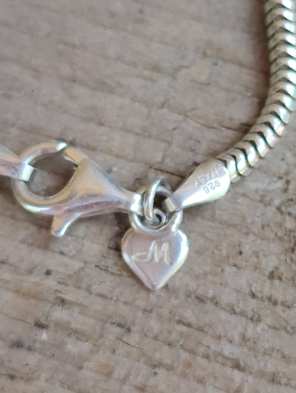 Michael Anthony Sterling Silver Best Mom Charm Bracelet - Picture 3 of 6